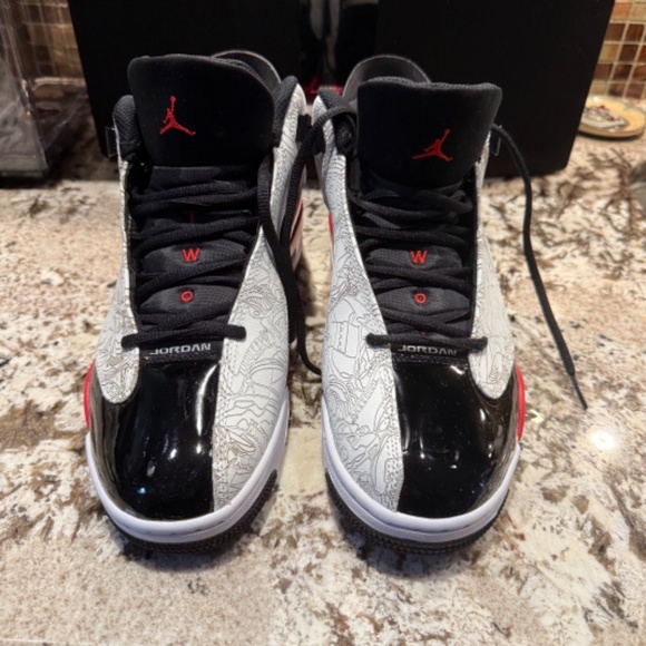 Air Jordan Dub Zero Fire Red Sz 9.5 311046-162 - Picture 2 of 9